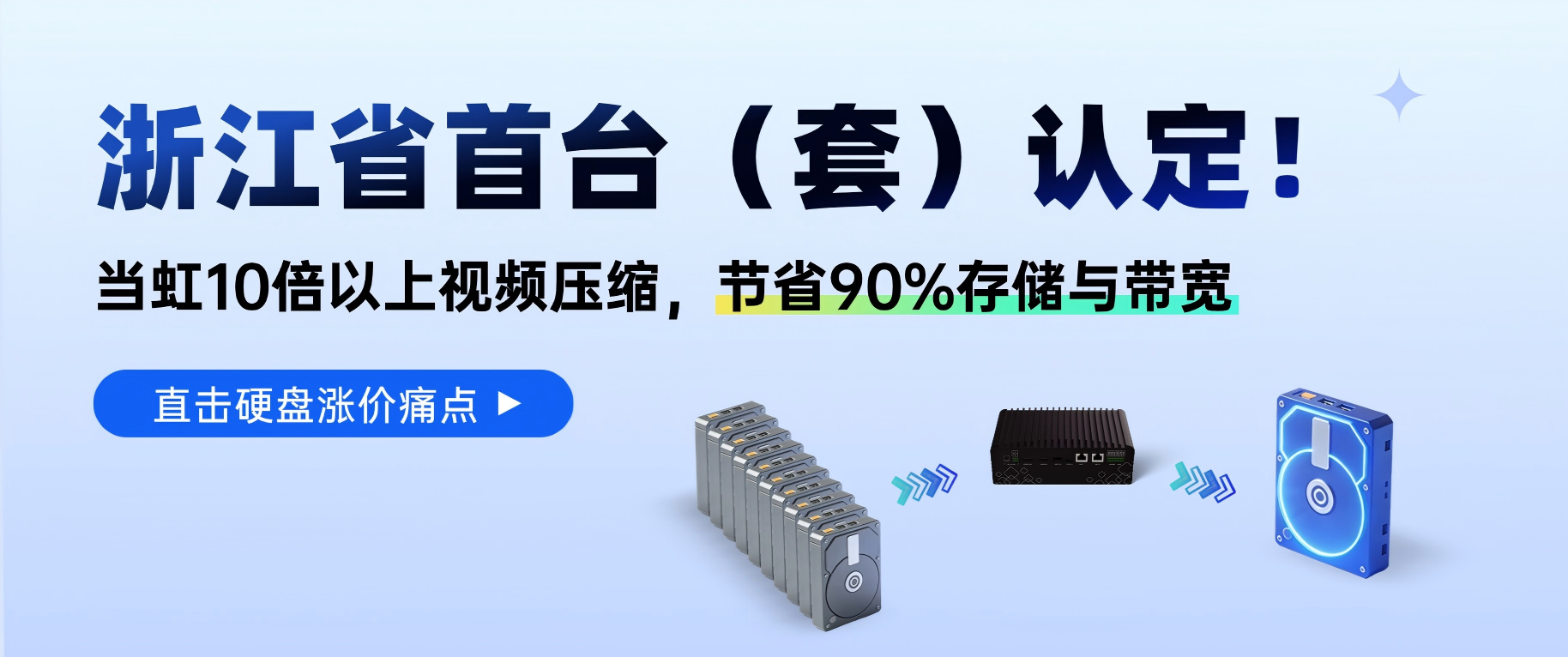 浙江省首台（套）认定！ag真人科技视频超级压缩，直击硬盘涨价痛点